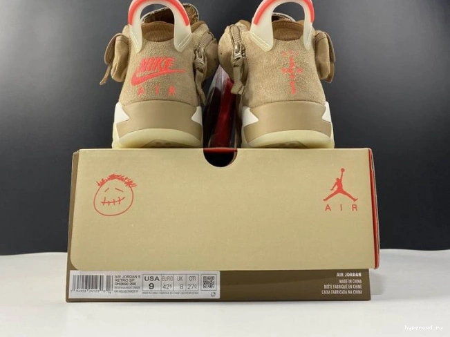 Air Retro Scott DH0690-200 Khaki British 6 Travis Jordan 0827